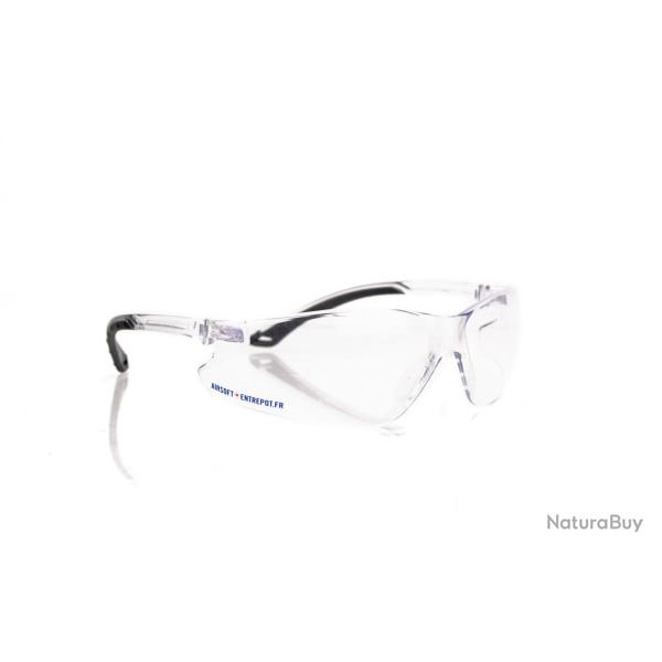 Airsoft Entrepot Lunettes de Protection (Transparentes)