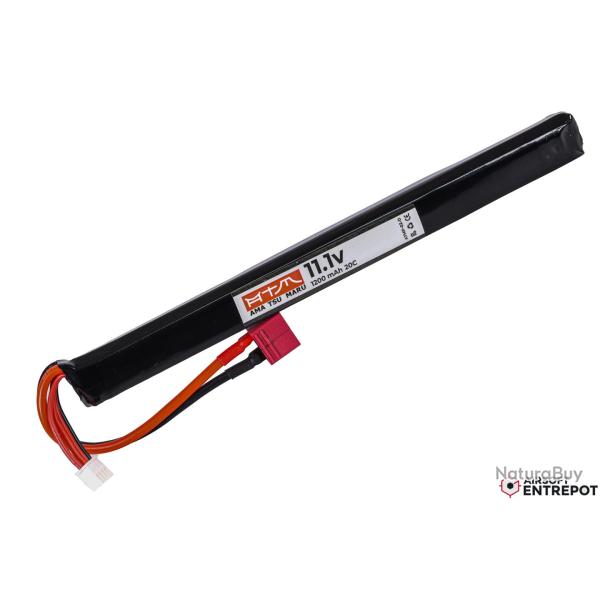 ATM Power Batterie LiPo 11,1V 1200mAh 20C Stick AK (Deans Large)