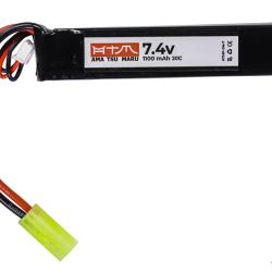 ATM Power Batterie LiPo 7,4V 1100mAh 20C Mini Stick (Tamiya Mini)