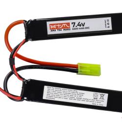 ATM Power Batterie LiPo 7,4V 2200mAh 20C Sopmod (Tamiya Mini)