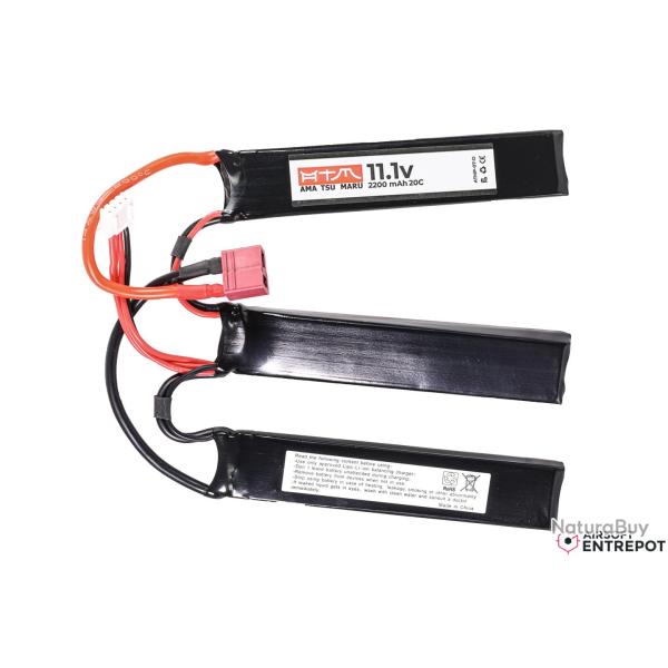 ATM Power Batterie LiPo 11,1V 2200mAh 20C Sopmod (Deans Large)