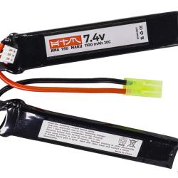 ATM Power Batterie LiPo 7,4V 1100mAh 20C Sopmod Fine (Tamiya Mini)