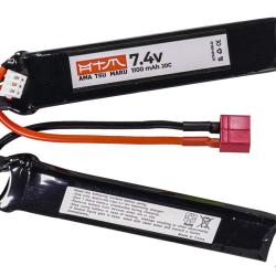ATM Power Batterie LiPo 7,4V 1100mAh 20C Sopmod Fine (Deans Large)