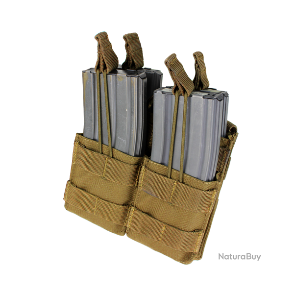 Condor Porte Chargeur M4 Stacker Open Top Double (Coyote)