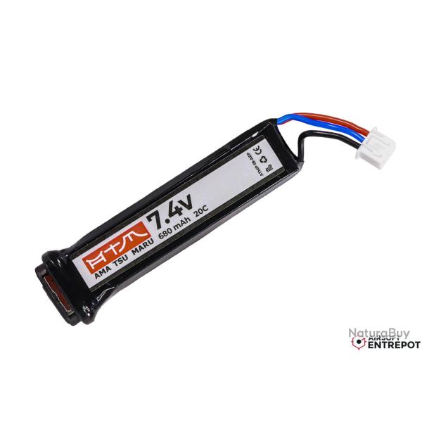 ATM Power Batterie LiPo 7,4V 680mAh AEP