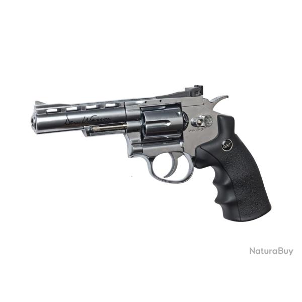 ASG Revolver Dan Wesson 4" NBB (Chrome)