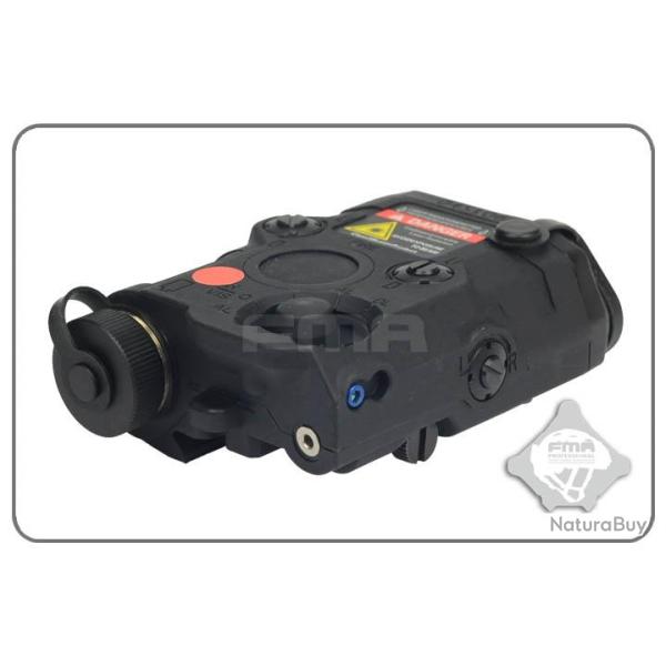 FMA PEQ-15 LED + Laser Rouge (Noir)