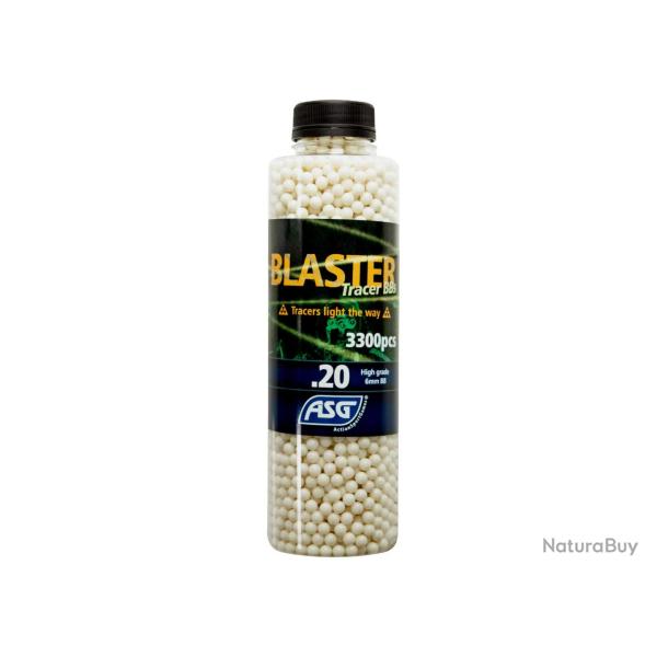 ASG Billes Tra�antes Open Blaster 0.20g (Bouteille de 3300 Bbs/Vert)
