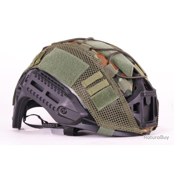 Wo Sport Couvre-Casque (Flecktarn)