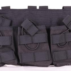 Wo Sport Triple Porte Chargeur 7.62 (Noir)