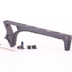 Metal Poign&eacute;e Incurv&eacute;e (Noir)