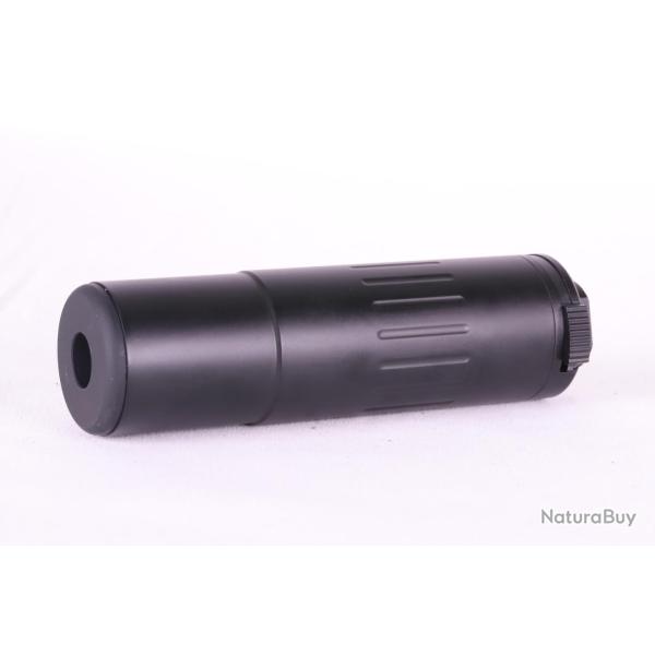 E&C Silencieux QD 138x38mm avec Cache-flamme