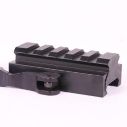 Metal R&eacute;hausseur Picatinny QD 5 Slot
