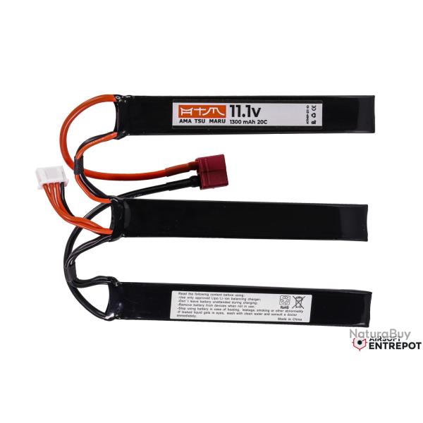 ATM Power Batterie LiPo 11.1V 1300mAh 20C Sopmod (Deans Large)