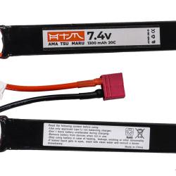 ATM Power Batterie LiPo 7.4V 1300mAh 20C Sopmod (Deans Large)