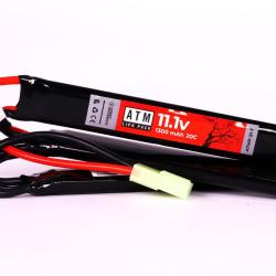 ATM Power Batterie LiPo 11.1V 1300mAh 20C Sopmod (Tamiya Mini)