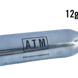 ATM Lot de 15 cartouches CO2 (12g)