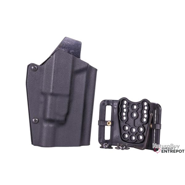 Wo Sport Holster Kydex Type Glock + Lampe X300 (Noir)