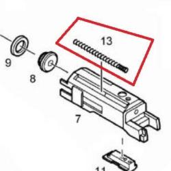 KJW Ressort de Nozzle pour KP07