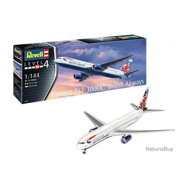 Boeing 767-300ER British airways 1/144 | Revell (0000 3181) - Maquette  monter