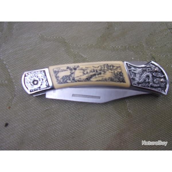 couteau de poche pliant  22 cm