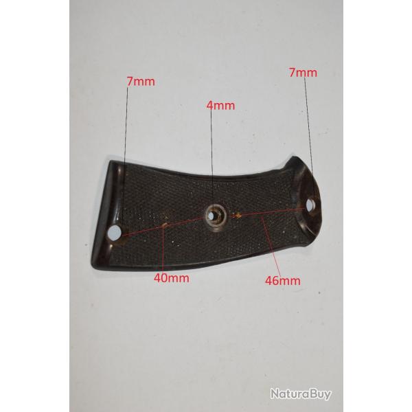 Plaquette pour revolver / pistolet � identifier Bak�lite (20C)