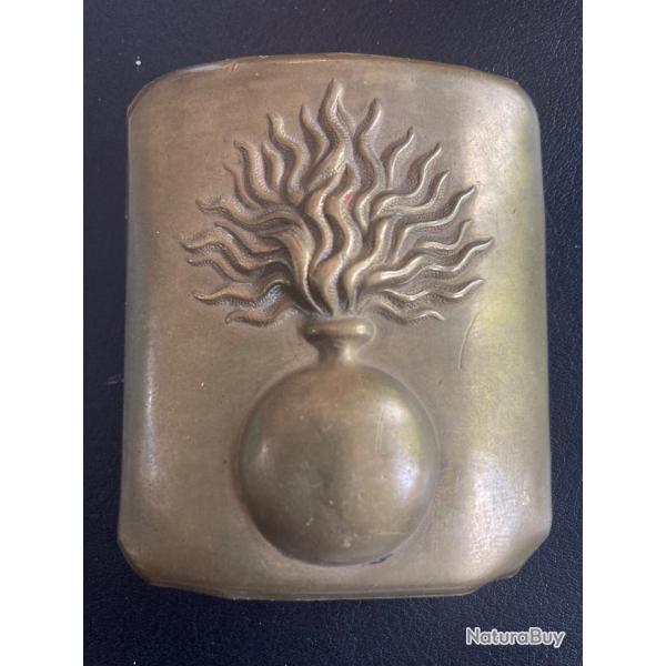 plateau de ceinture militaire laiton