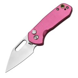 CJRB J1933-PK Mini Pyrite - Couteau Pliant 7,5cm Lame AR-RPM9, Manche Aluminium Rose