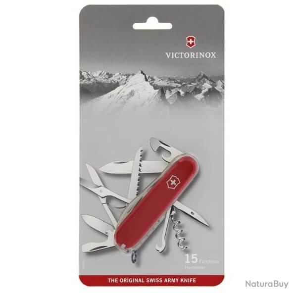 1.3713.B1 Couteau suisse Victorinox Huntsman rouge et sous blister