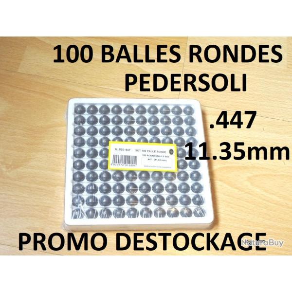 DERNIERES 100 balles rondes PEDERSOLI USA 520-447 � 10.00 Euros !!!- VENDU PAR JEPERCUTE (SI168)