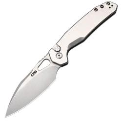 CJRB J1931-ST - Couteau Pliant 95&nbsp;mm Lame AR-RPM9, Manche Acier Rev&ecirc;tu