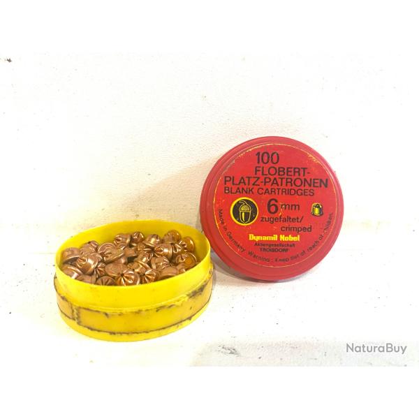 Ancienne boite de cartouches 6mm filbert Platz Patronen blank cartridges
