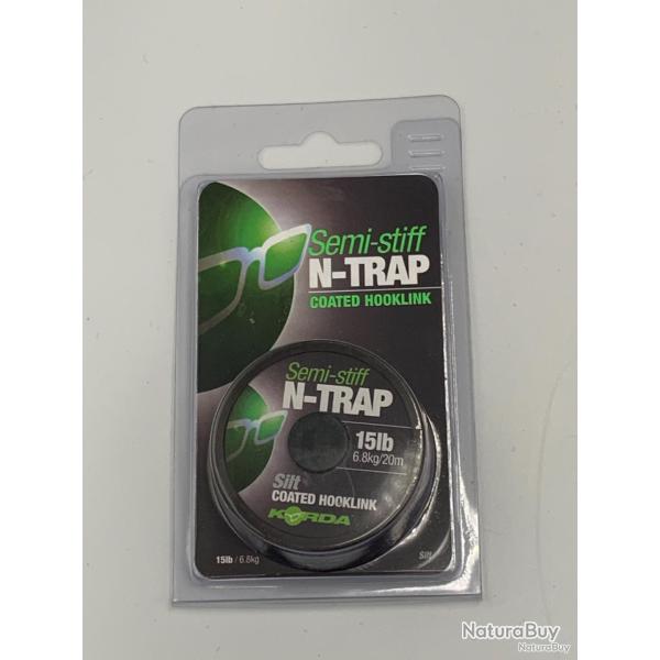 Semi-stiff n-trap coated hooklink Korda