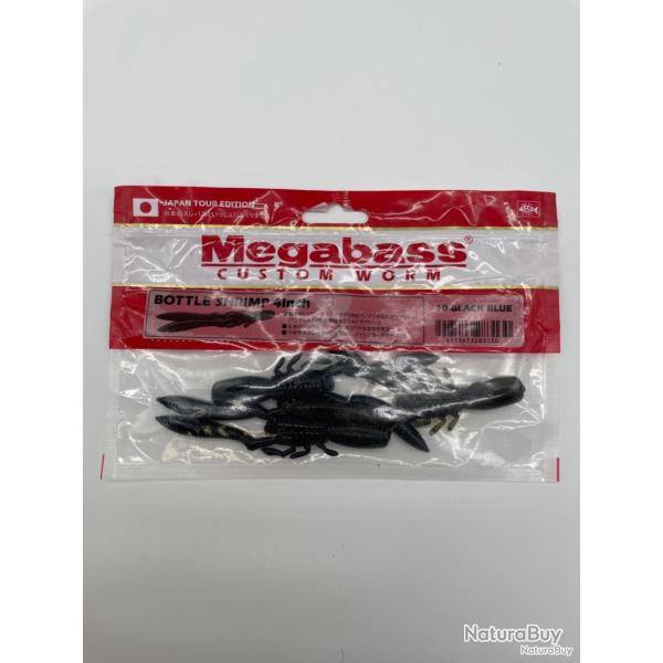 Leurre souple megabass bottle shrimp 4" lot 1 X3