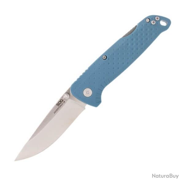 SGADVBL Couteau pliant SOG Adventurer LB bleu