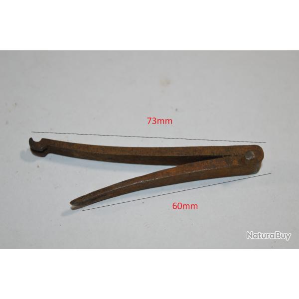 Ressort de platine pour Fusil ancien � identifier  1800/1900 Fusil chasse Militaire  (20B)