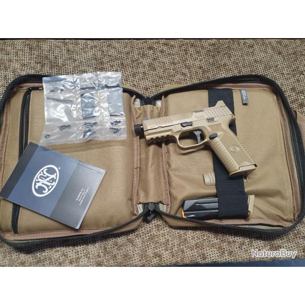 pistolet FN mod�le 509T 9x9 BI NMS FDE NDS 2x17 cal 9 Para canon filet�