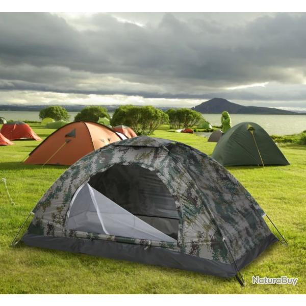 Tente Camping 1/2 Personnes Monocouche Portable Randonn�e Anti UV UPF 30 + Plage Livraison Gratuite