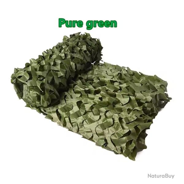 Filet de camouflage militaire Oxford 210D Chasse jardin R�sistant r�aliste Vert 4X6 M