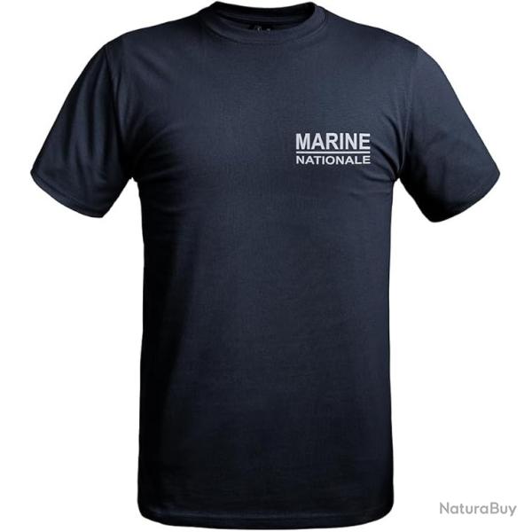 T Shirt Marine Nationale - 100% Coton - SKX INDUSTRIES