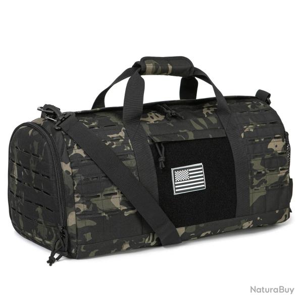 Sac de Sport Tactique Militaire 40L R�sistant Imperm�able Polyvalent Voyage Randonn�e Camouflage