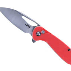 Couteau Pliant CJRB Lago J1926-RE - Lame AR-RPM9, Manche G10 Rouge, 20&nbsp;cm