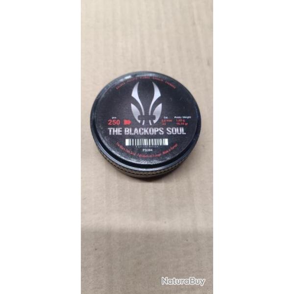 PLOMBS BLACKOPS SOUL 5,5mm POINTUS x250 PB304