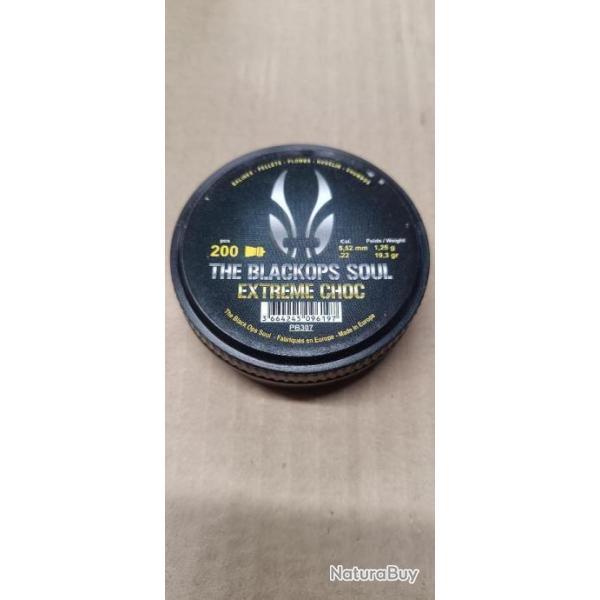 PLOMBS BLACKOPS SOUL 5,5mm Extrem choc x200 PB307