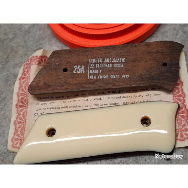 RUGER MARK I - Plaquettes JAY SCOTT