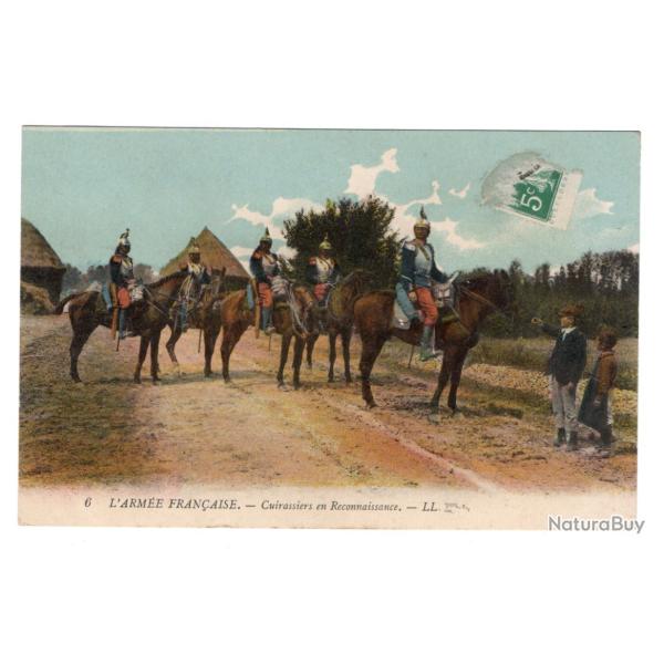 CPA  - L ARM�E  FRAN�AISE-  CUIRASSE EN RECONNAISSANCE N�809