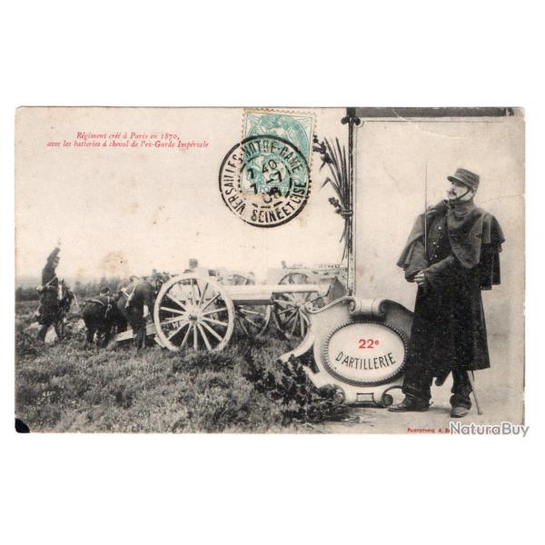 CPA - 22 e d'Artillerie R�giment cr�� � Paris en 1870 N�810