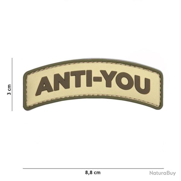 Patch 3D PVC Anti-You (101 Inc) Coyote