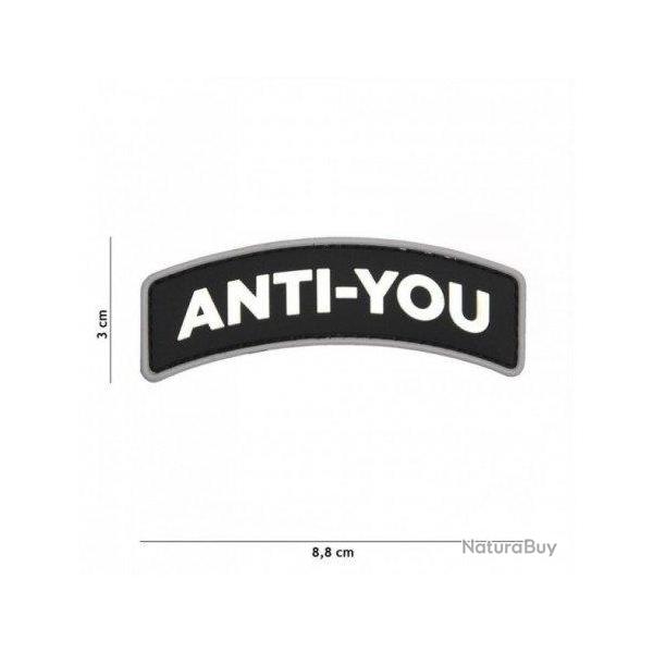 Patch 3D PVC Anti-You (101 Inc) Noir