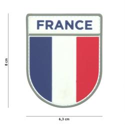 Patch 3D PVC Armee Fran&ccedil;aise (101 Inc) Blanc